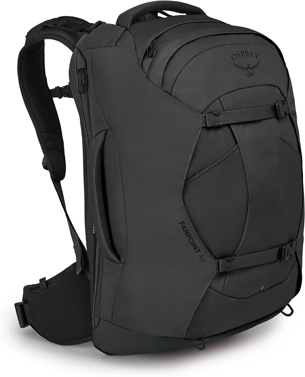 Osprey Farpoint 40L Men's Travel Backpack, Tunnel Vision Grey