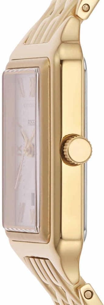 Fossil Raquel Watch for Women, Quartz Three Hand Movement with Stainless Steel Strap