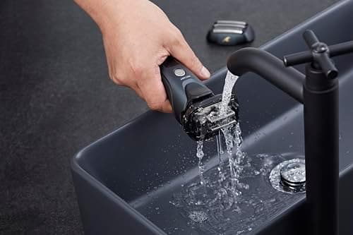 Panasonic ARC5 Electric Razor for Men with Pop-Up Trimmer, Wet/Dry 5-Blade Shaver, Men's Electric Razors for Shaving Face with Intelligent Shave Sensor and 16D Pivoting Head, ES-LV67-K (Black