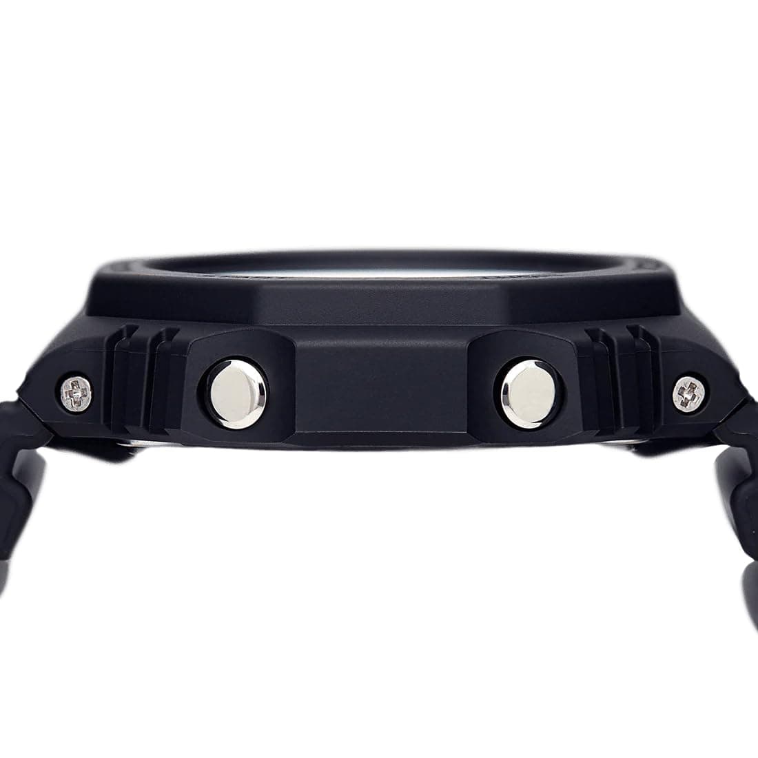 Casio GA-2100-1AER Men's Quartz Watch 48.5 mm with Black Dial Analogue / Digital and Plastic/Resin Strap Black, Black, GA-2100-1AER