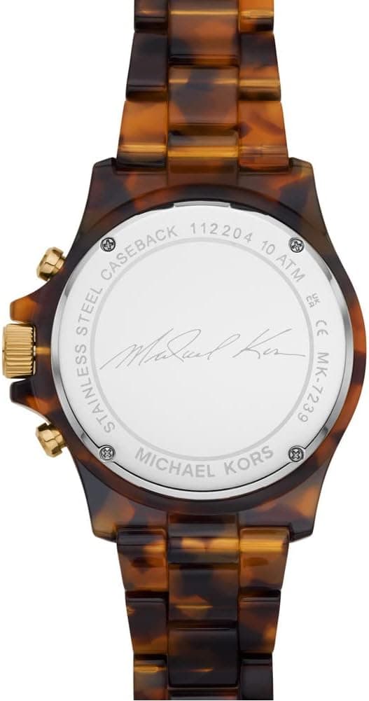 Michael Kors Everest Watch for Women, Quartz Chronograph Movement with Stainless Steel or Silicon Strap