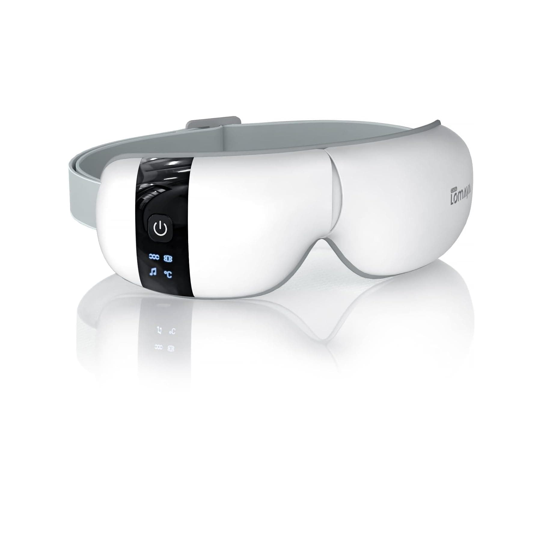 2024 New Design 360° Airbag Eye Warmer, Hot Eye Mask, Foldable, Sleeping Specialist, Eye Care, Eye Care (Vibration x Air Pressure x Graphene Heating), USB Rechargeable, Bluetooth Music, Auto 