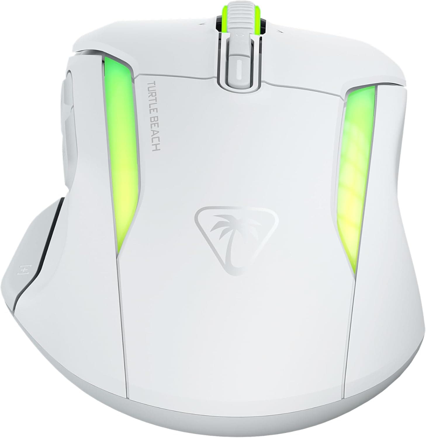 Turtle Beach Kone II Air Ergonomic Wireless RGB Gaming Mouse, 350h Battery, 26,000 DPI Optical Sensor, 21 Customizable Inputs, 4D Free-Spin Wheel – White