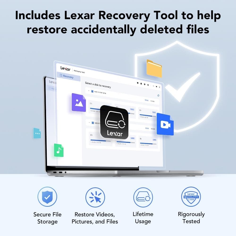 Lexar 1TB Play Blue Micro SD Card, UHS-I, C10, U3, V30, A2, 4K, Up to 160MB/s microSDXC Memory Card, Expanded Storage for Nintendo-Switch 1, Gaming Devices, Smartphones, Tablets (LMSPLBL001T-