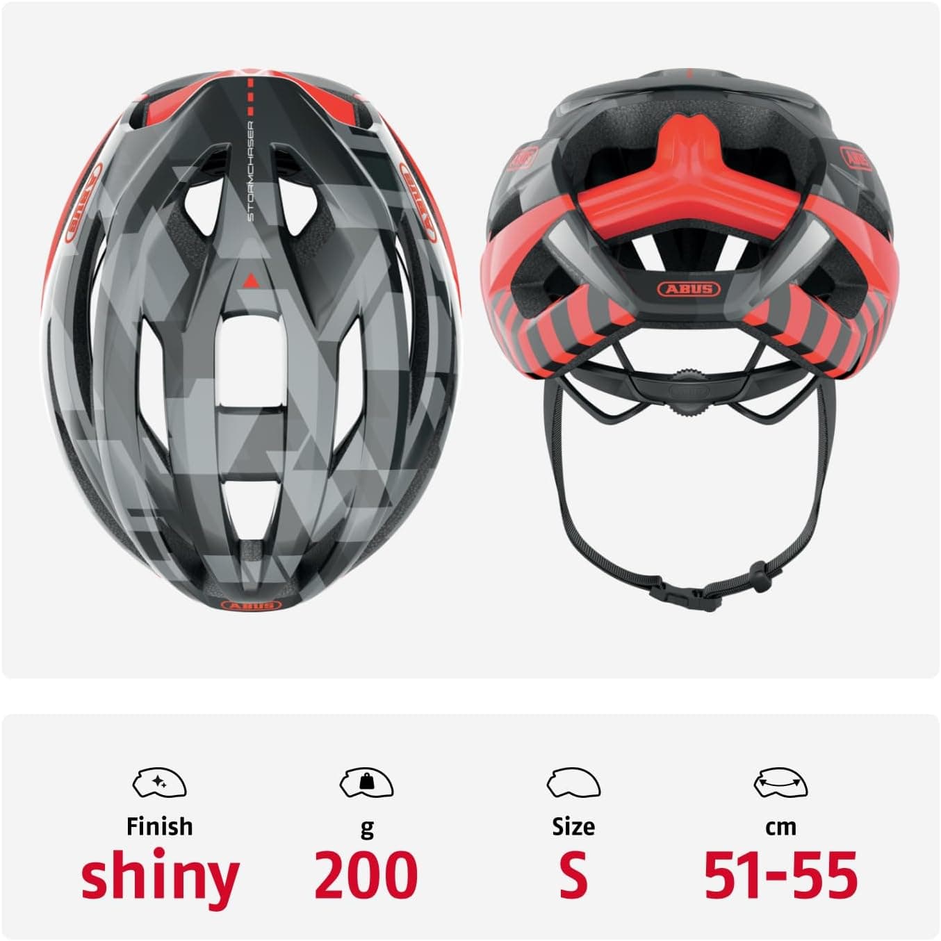 ABUS StormChaser road bike helmet - Lightweight and comfortable for professional cycling for men and women