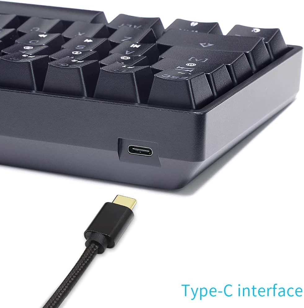 SKYLOONG GK61 SK61 60% Mechanical Keyboard 61 Keys Portable Small Full Keys Programmable Gaming Keyboard Red Switch Hot Swappable RGB Mechanical Keyboard for PC Mac Laptop