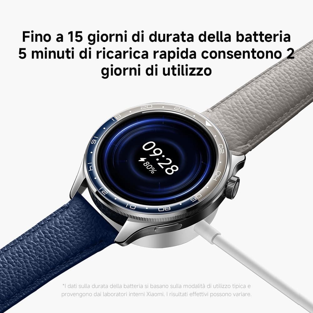 Xiaomi Watch S4, Smartwatch, Rotating Crown, Interchangeable Bezel, 1.43" AMOLED Screen, Up to 15 Days Runtime, Health Monitor, HyperOS 2.0, 150+ Sports Modes, silver, Modern