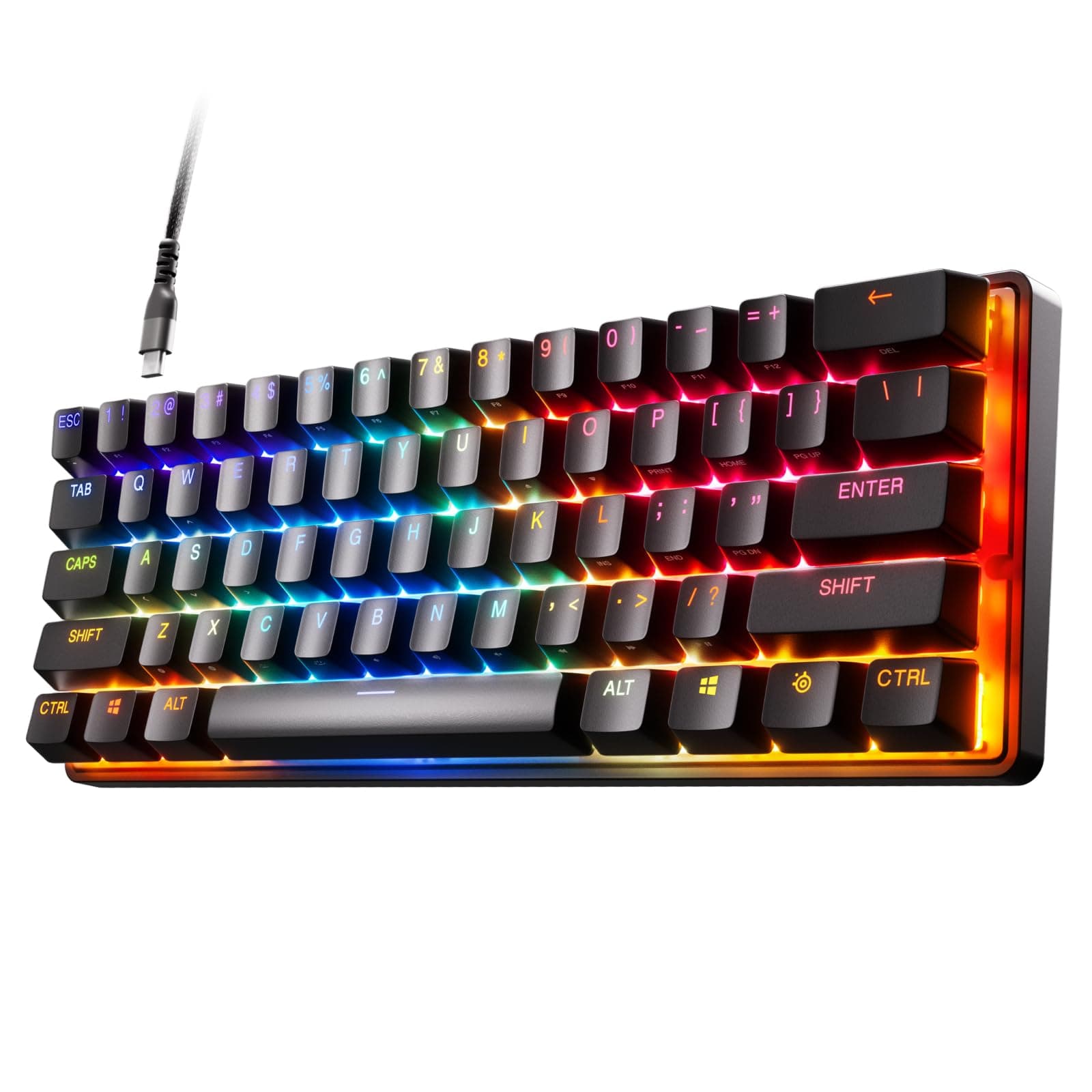 SteelSeries New Apex 9 TKL – HotSwap Optical Mini Keyboard – TKL Esports Design – Optical Switches – RGB Customization – Aluminum Alloy Frame – Double Shot PBT Keycaps