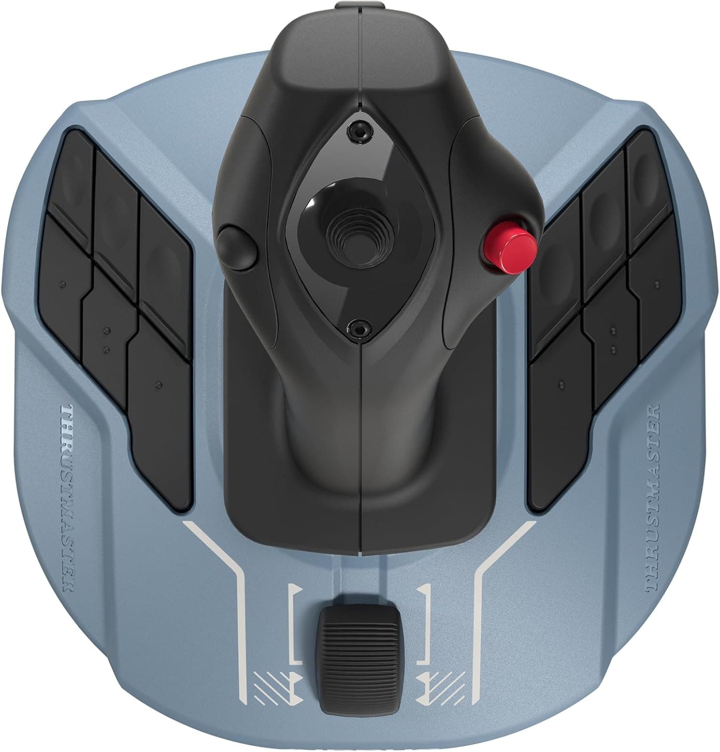 Thrustmaster TCA Sidestick Airbus Edition - Ergonomic Flight Stick with 12 Remappable Buttons and Thrust Reverser for PC