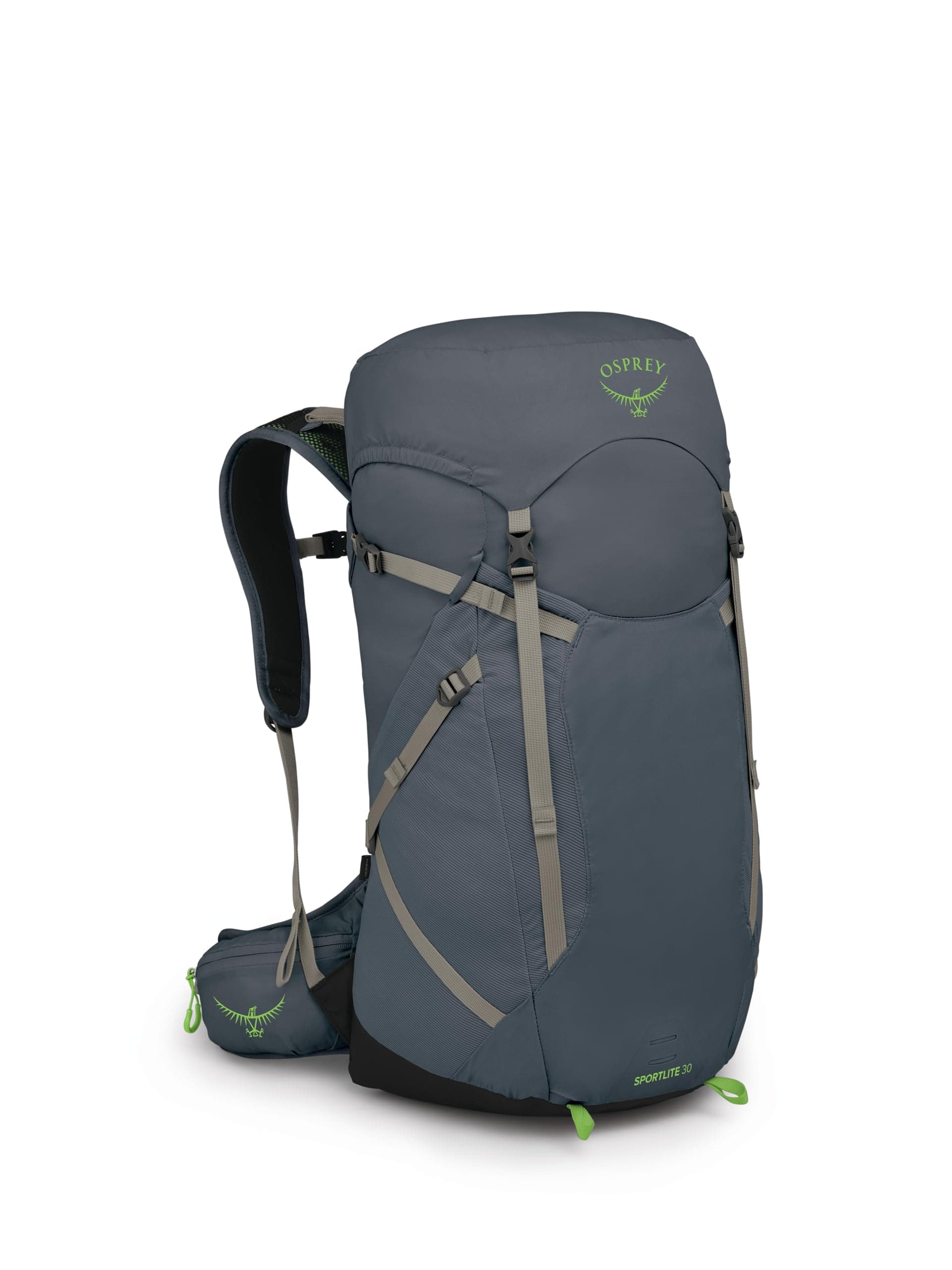Osprey Sportlite 30L Lightweight Hiking Backpack for Men and Women, Tungsten/Grey Wolf, M/L