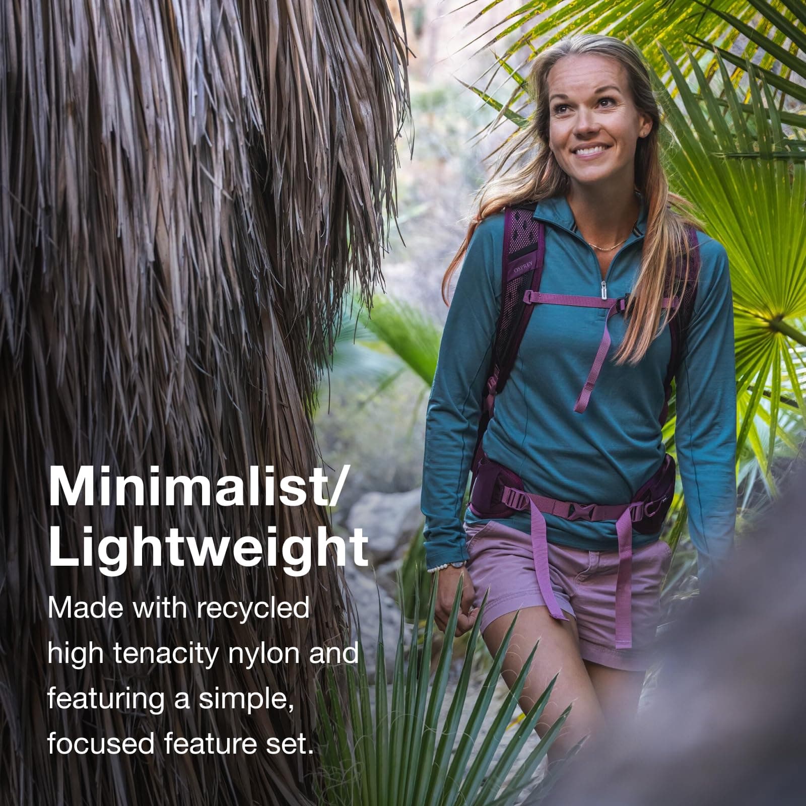 Osprey Sportlite 30L Lightweight Hiking Backpack for Men and Women, Tungsten/Grey Wolf, M/L