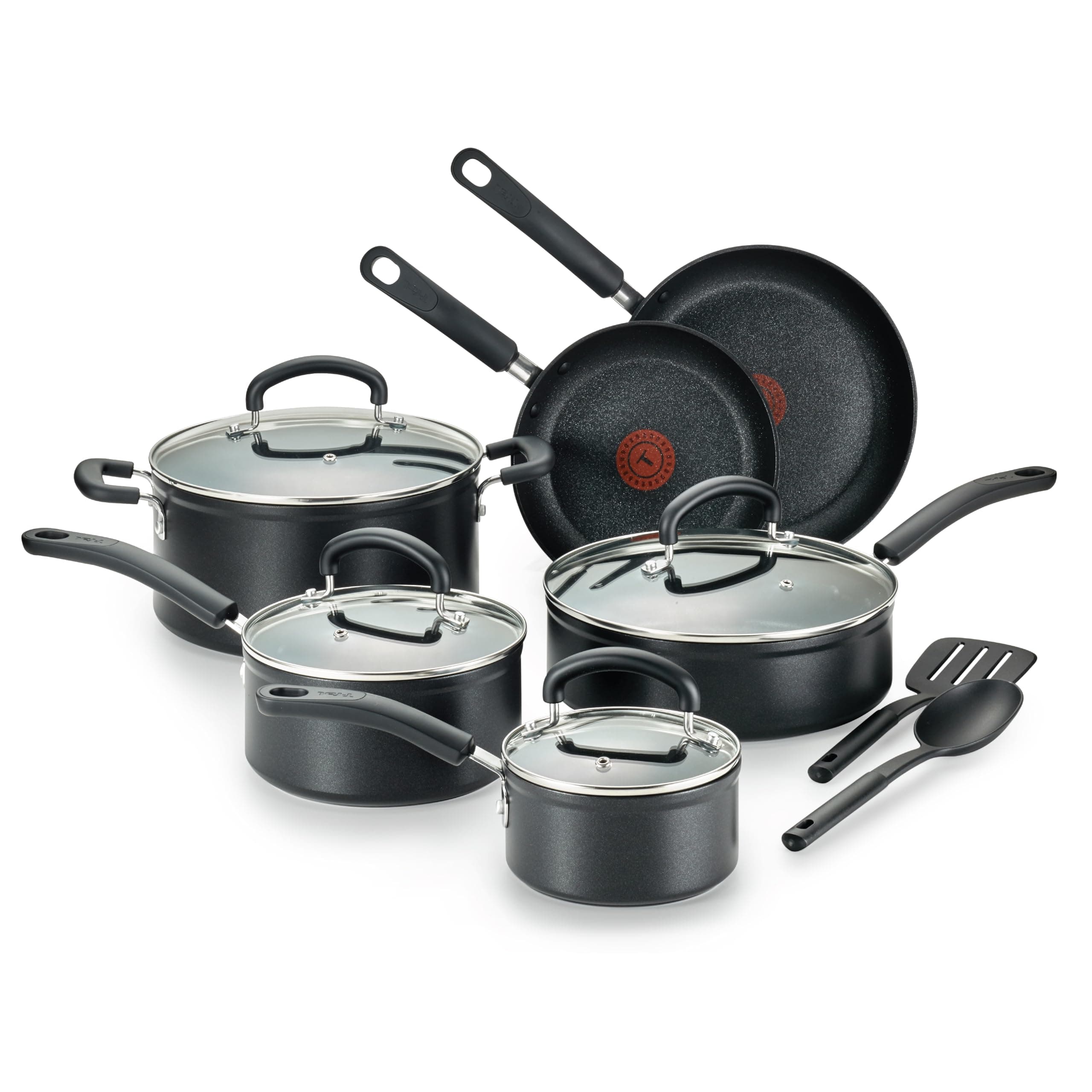 T-fal Experience Non Stick Fry Pan Set 3 Piece, 8, 10.25, 12 Inch Induction Oven Broiler Safe 400F, Cookware, Kitchen Cooking Set, Pots and Pans, Skillets, Frying Pans, Dining, Dishwasher Saf