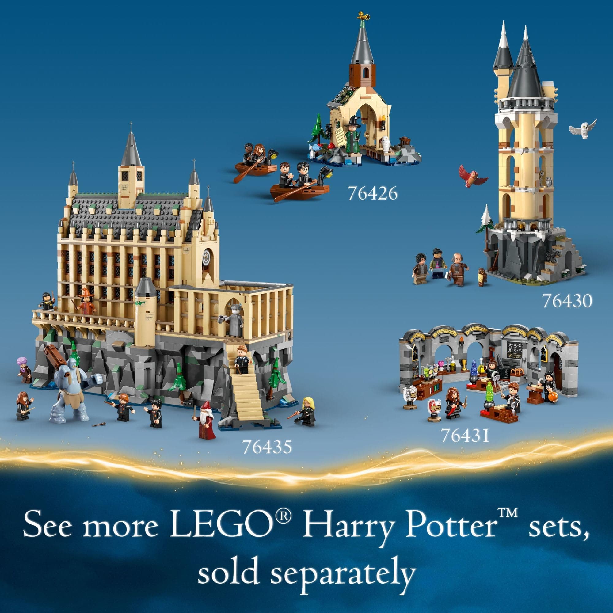 LEGO Harry Potter Triwizard Tournament: The Arrival Building Toy - Pretend Play Toy for Kids, Boys &amp; Girls, Ages 10+ Years - Harry Potter Gifts for Fans - 76440
