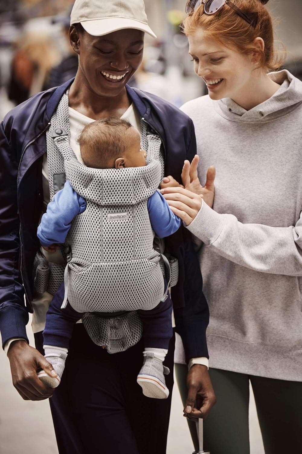 BabyBjörn Baby Carrier Free, 3D mesh, Gray