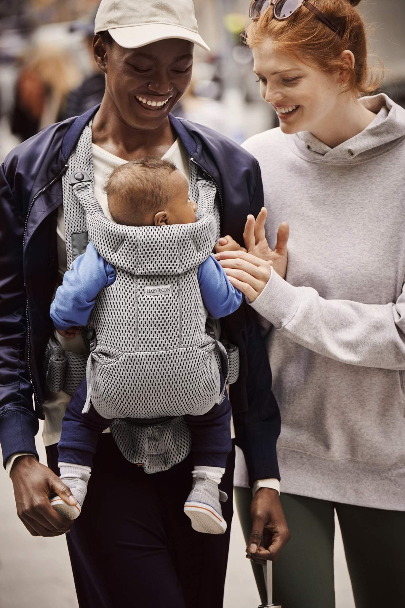 BabyBjörn Baby Carrier Free, 3D mesh, Gray
