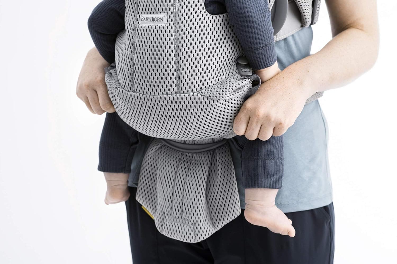 BabyBjörn Baby Carrier Free, 3D mesh, Gray