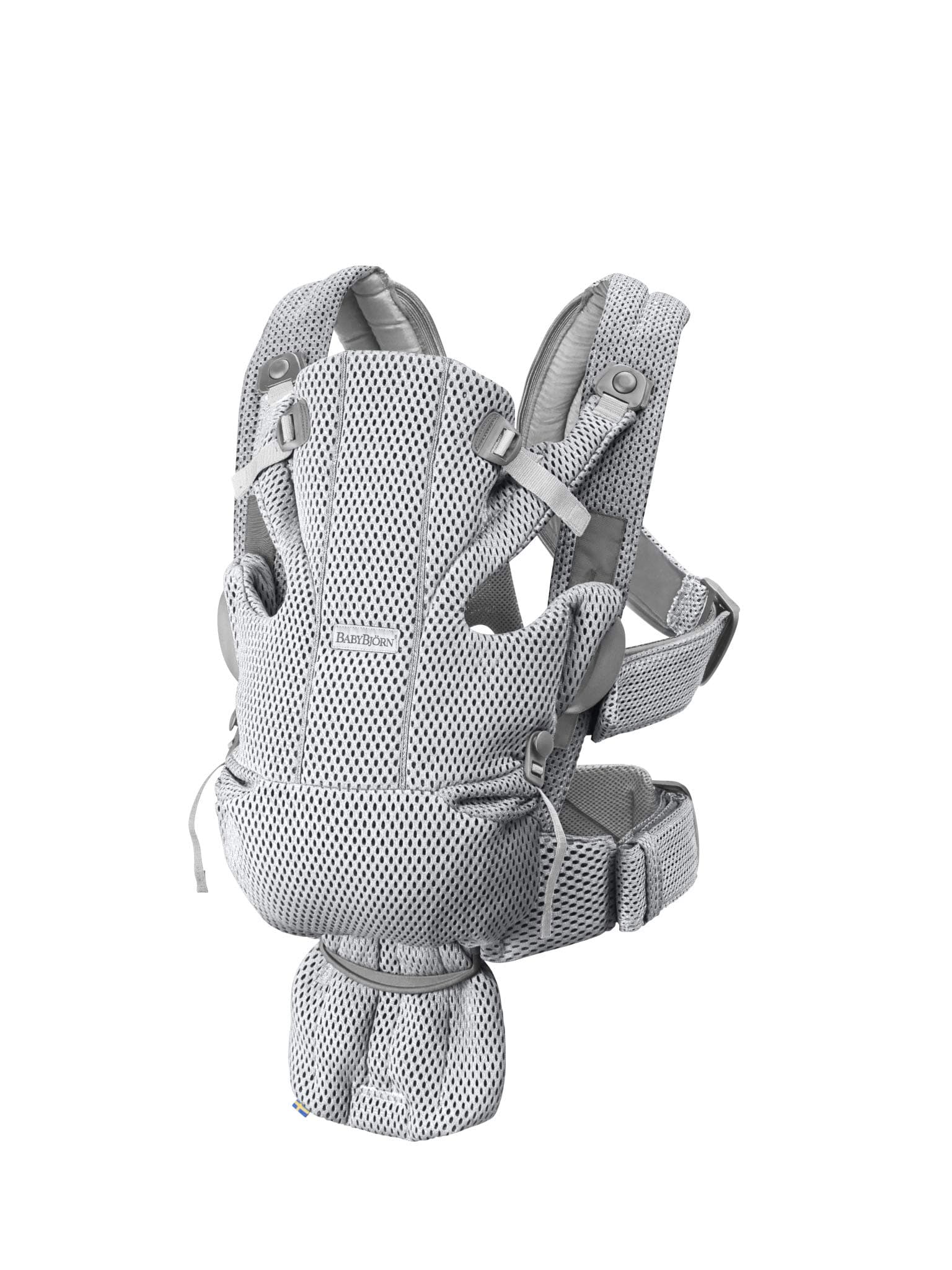 BabyBjörn Baby Carrier Free, 3D mesh, Gray