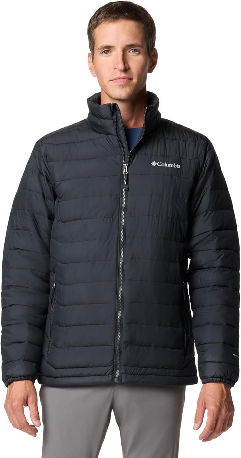 Columbia Chaqueta Powder Lite para hombre, chaqueta acolchada