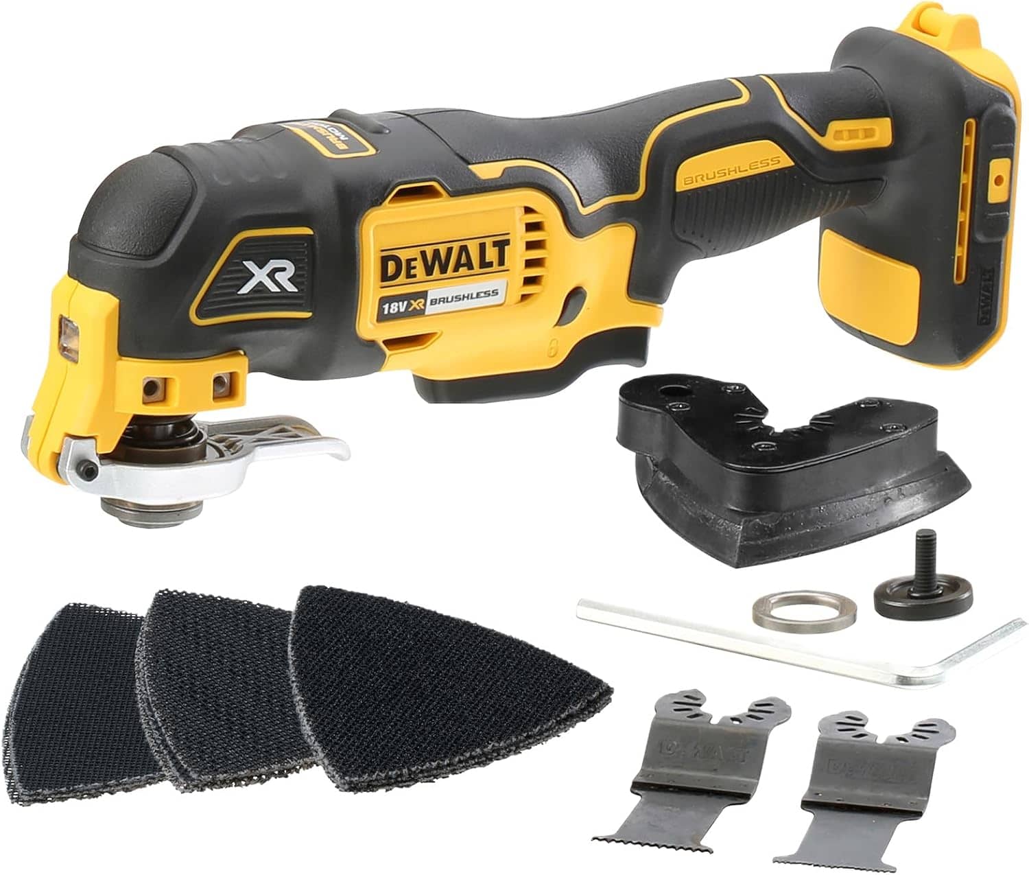 DEWALT 18V XR Brushless Oscillating Multi-Tool, Tool Only, DCS355N-XJ